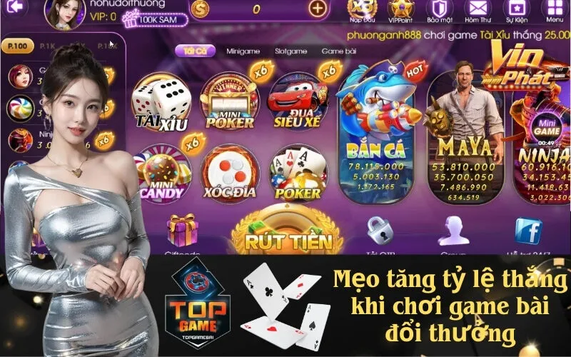 Mẹo tăng tỷ lệ thắng khi chơi game bài đổi thưởng